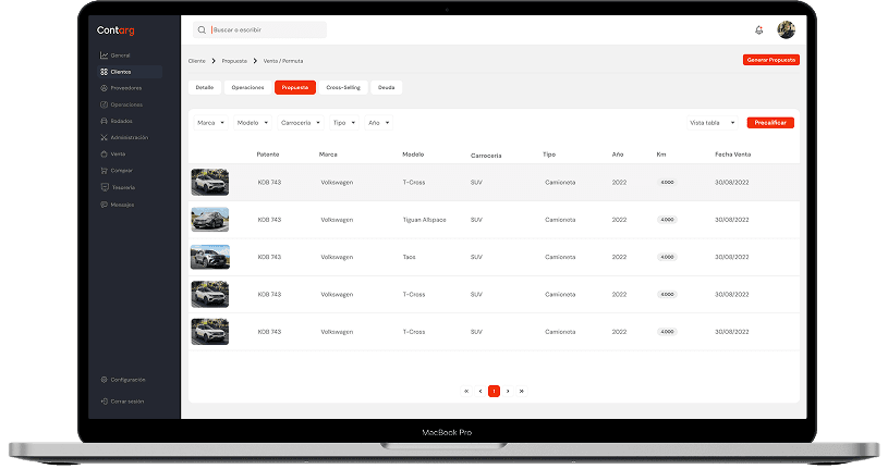 Imagen de la aplicación de Contarg Cars